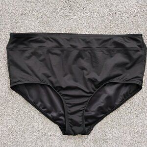 Land's End  Women's Black Bikini Brief 18W